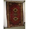 Image 1 : Persian Rug #36185- Shiraz 9' 7" x 6'6"- estimated retail value $3,688 (8888)