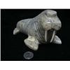 Image 1 : Soapstone walrus- 8", by Eric Tetpon III