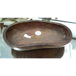 8-1/2" St. Lawrence Island wood bowl