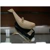 Image 2 : Old ivory whale 5" carved from a whale tooth mounted on a wood base