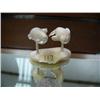 Image 1 : Pair of 2-1/2" ivory whales by Robert Kokuluk carved from walrus teeth