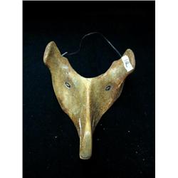 7" animal mask made of bone (3)