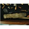 Image 6 : Large collection of whale bone, ivory, jade artifacts from St. Lawrence Island- ulu handle with old 