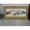 Image 1 : Double Matted and Framed Print by Rie Munoz "Fish Camp" 1983 166/750 12 1/2" x 24" Frame Size (3)