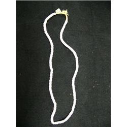 24" strand blue, white, red trade beads (3)