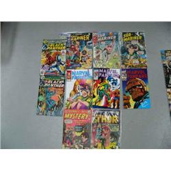 Lot of 10 comic books- 2 Journey Into Mystery with The Mighty Thor, 2  Jungle Action featuring The B