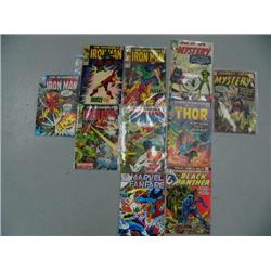 Lot of 10 comic books- 1 Marvel Fanfare, 1 Jungle Action featuring The Black Panther, 3  Journey Int