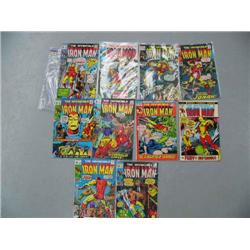Lot of 10 The Invincible Iron Man comic books