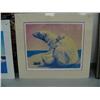 Image 1 : 237 of 950 Fred Machetanz print of polar bear and two cubs, 19-1/2" x 23-1/2", double matted and shr