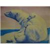 Image 2 : 237 of 950 Fred Machetanz print of polar bear and two cubs, 19-1/2" x 23-1/2", double matted and shr
