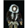 Image 2 : CHOICE on two 23" seal skin doll with ivory face by Maria Anariak of Togiak