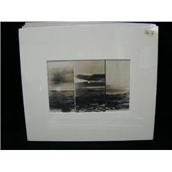 CHOICE on 11 original photographs of Alaska: (f) F. H. Nowell sun setting on Nome beach (3)