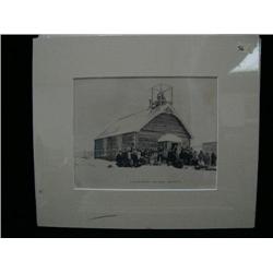 CHOICE on 11 original photographs of Alaska: (i) Kinne, group photo of congregation of Presbyterian 