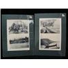 Image 1 : 4 prints on 2 mattedd and shrink wrapped pieces- "Poling on the Yukon", Yukon village, family photo,