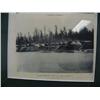 Image 4 : 4 prints on 2 mattedd and shrink wrapped pieces- "Poling on the Yukon", Yukon village, family photo,