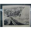 Image 6 : 4 prints on 2 mattedd and shrink wrapped pieces- "Poling on the Yukon", Yukon village, family photo,
