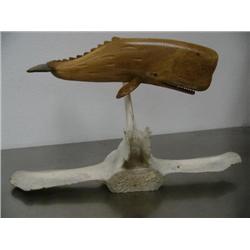 18" whale bone whale by Michael Scott