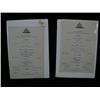 Image 1 : Lo of 2 lunch menus from the Alaska Steamship Co. 1944