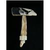 Image 1 : Beautiful scrimshawed fossilized ivory artifact by J. Eammons of 2 eagles- minimum bid of $600 (3)
