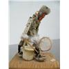 Image 3 : Seal skin doll with wood face and seal gut drum