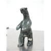 Image 1 : 10-1/2" standing soapstone bear by Eric Tetpon, 409f