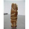 Image 4 : 6" whale bone doll with ivory face and baleen inlaid eyes from Shishmaref