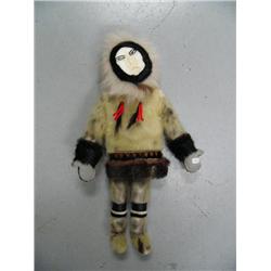 14" seal skin doll with ivory face by Maria Anariak, 370c
