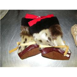 Children's seal skin mukluks