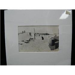 CHOICE on 11 original photographs of Alaska: (a) early Nome winter beach photo (3)