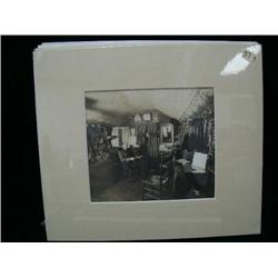 CHOICE on 11 original photographs of Alaska: (g) miner in house Nome, Alaska ca. 1910 (3)