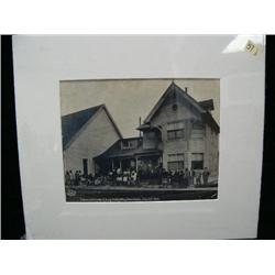 CHOICE on 11 original photographs of Alaska: (j) F. H. Nowell 1906 "Eskimos at the home of George Fr