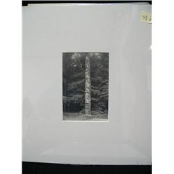 CHOICE on 8 original photographs of Alaska: (b) totem pole (3)