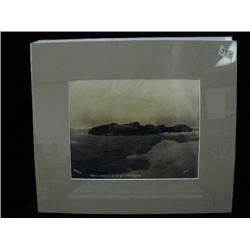 CHOICE on 8 original photographs of Alaska: (c) F. H. Nowell "Walrus asleep on an ice floe in the Be