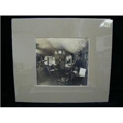 CHOICE on 8 original photographs of Alaska: (g) miner in his cabin Nome, Alaska ca. 1908 (3)