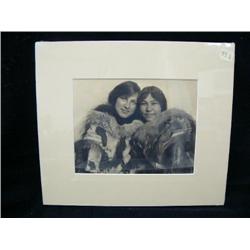 CHOICE on 8 original photographs of Alaska: (h) Lomen Brothers photo Nome, Alaska of 2 female best f