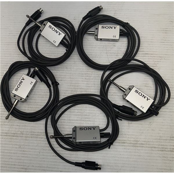 Lot of (5) Sony #DT12N Miniature Digital Gauging Probes