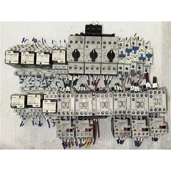 Lot of Misc. Allen Bradley Circuit Breakers & Contactors