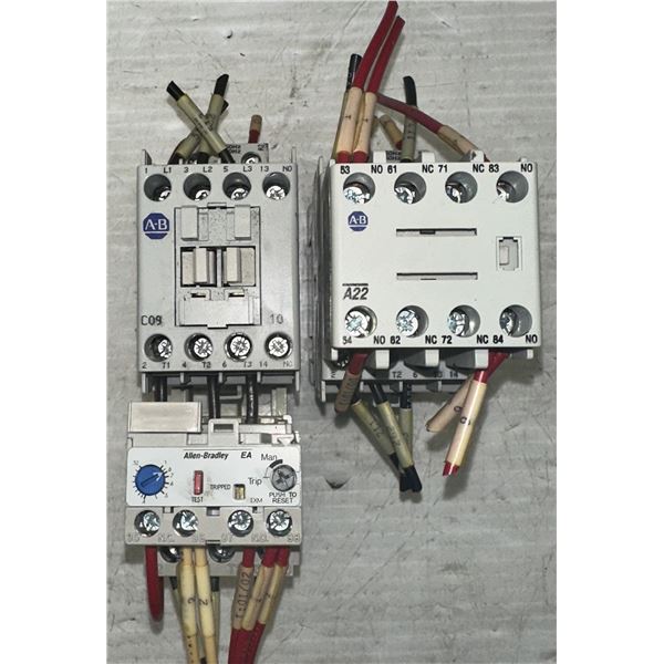 Lot of (2) Misc. Allen Bradley Contactors as Pictured