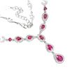 Image 2 : Natural Stunning Red Ruby Necklace