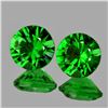 Image 1 : Natural Vivid Green Tsavorite Garnet Pair (VVS)