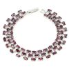 Image 2 : Natural Raspberry Rhodolite 104 Carats Garnet Bracelet