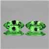 Image 1 : Natural Green Tsavorite Garnet Pair{Flawless-VVS}