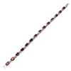 Image 2 : Natural  7x5mm Rhodolite Garnet Bracelet