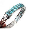 Image 2 : Natural Paraiba Apatite Bangle