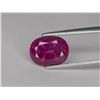 Image 1 : Natural Oval Ruby 3.02 Cts - Untreated - Certified