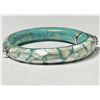 Image 1 : Natural Tibet Hand Made Turquoise & Sea Shell Bangle