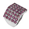 Image 1 : Natural Unheated Rhodolite Ring