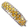 Image 1 : Natural Yellow Citrine & Rhodolite Garnet Bangle