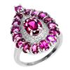 Image 3 : Natural Rhodolite Ring