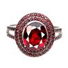 Image 1 : Natural Mozambique Garnet Ring